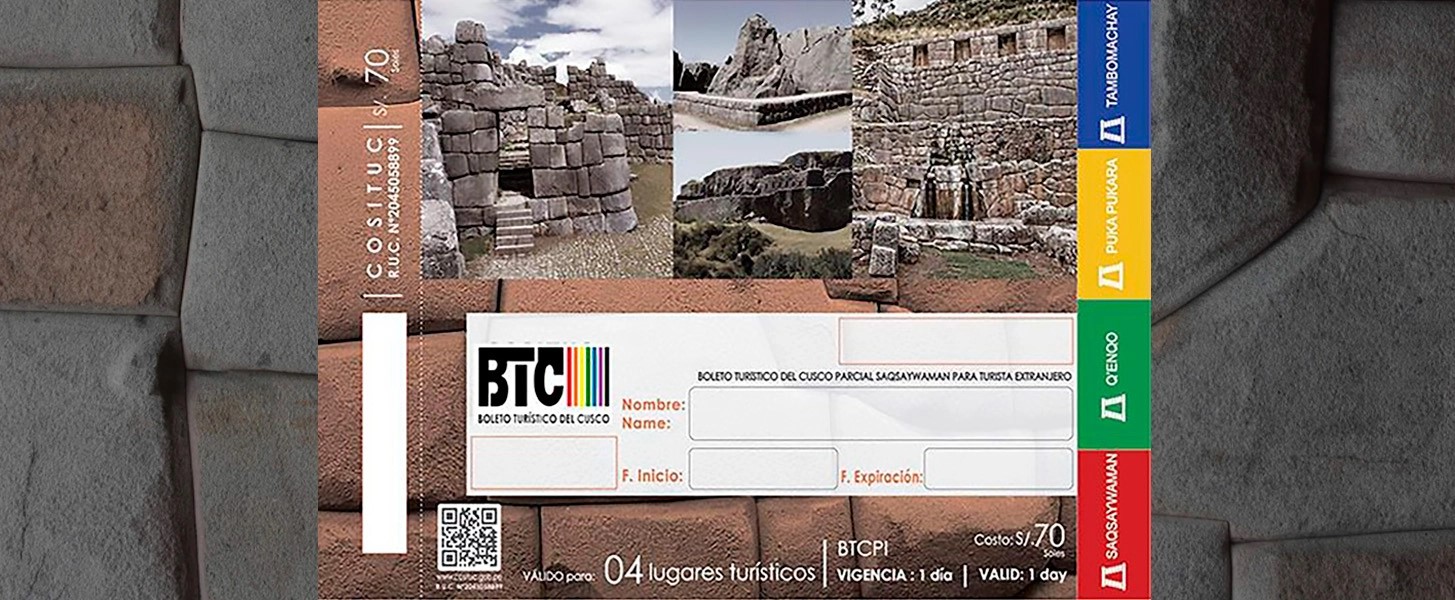 Partial Cusco Tourist Ticket