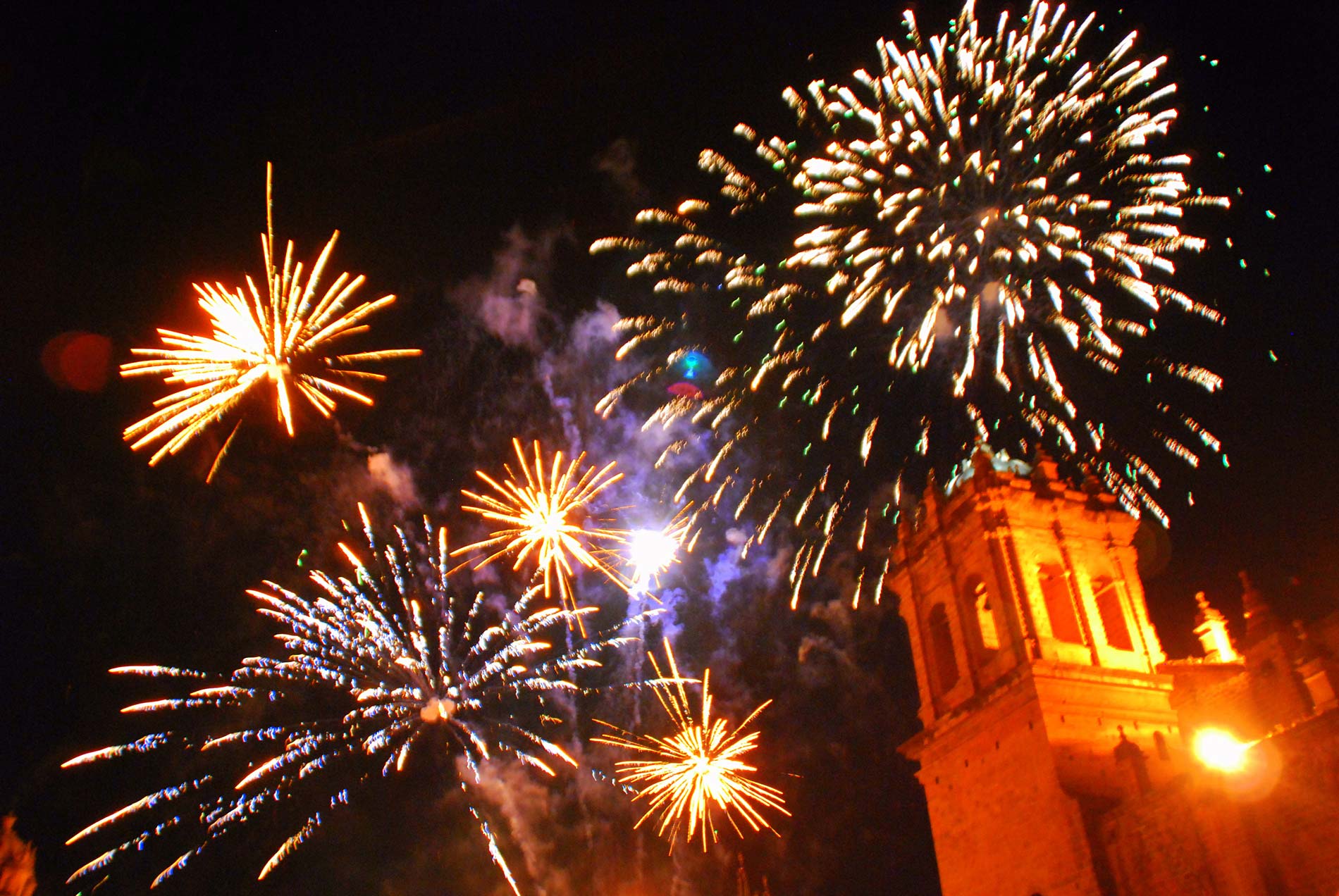 christmas new year in Machu Picchu