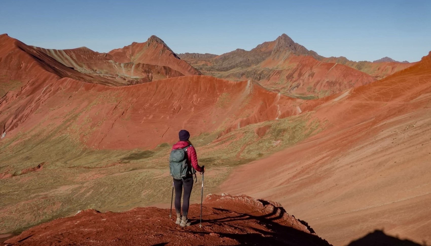 Red Valley In Peru