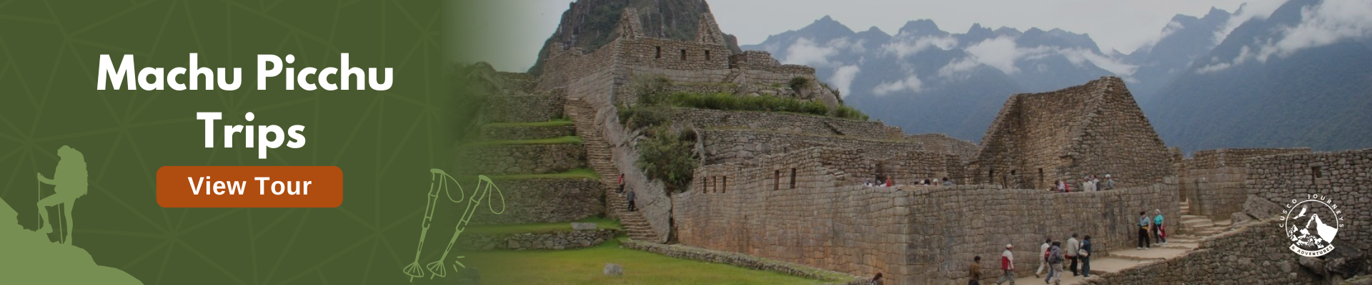 Guided Machu Picchu trips with stunning views of the Inca citadel