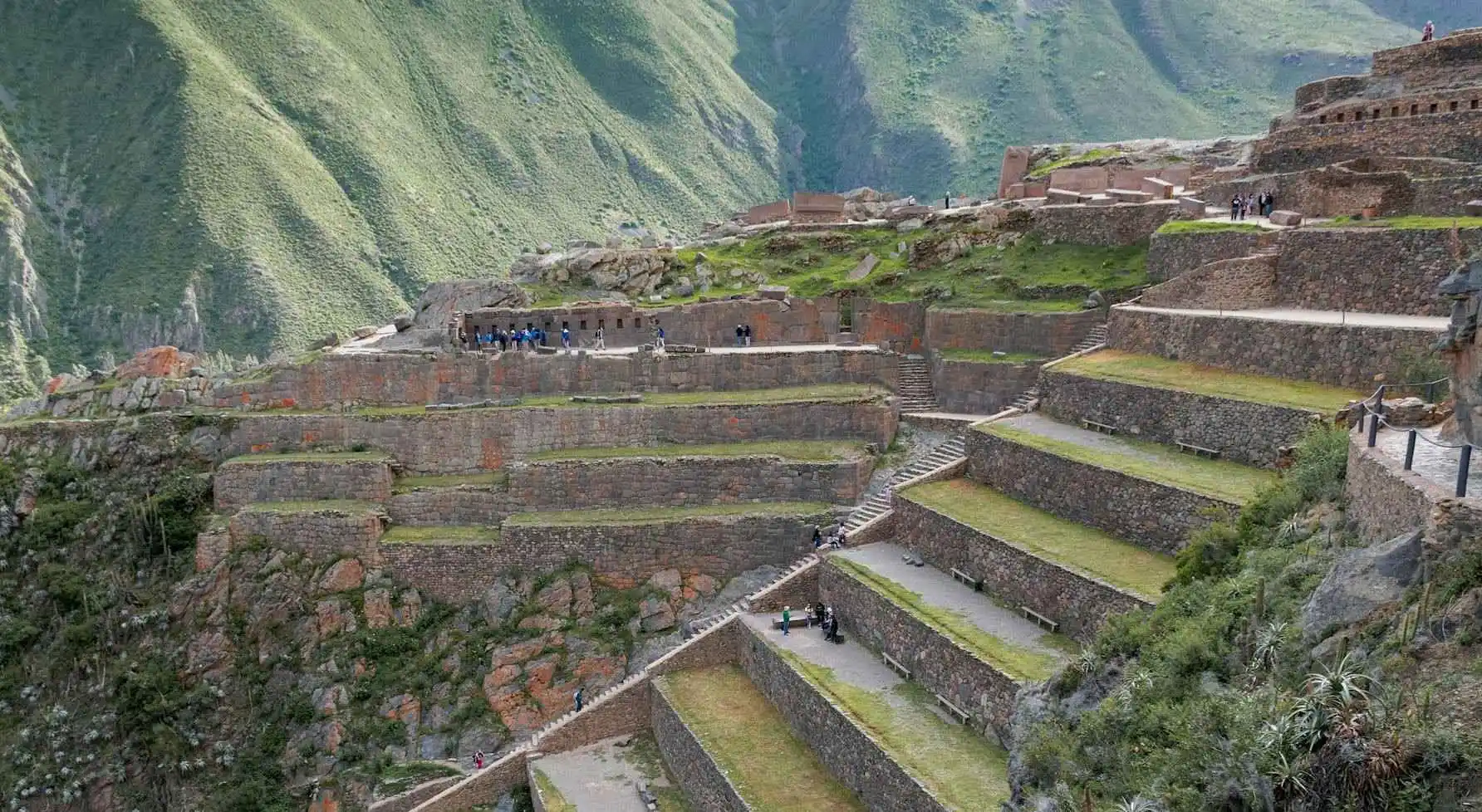 Ollantaytambo Inca ruins in the Sacred Valley of the Incas