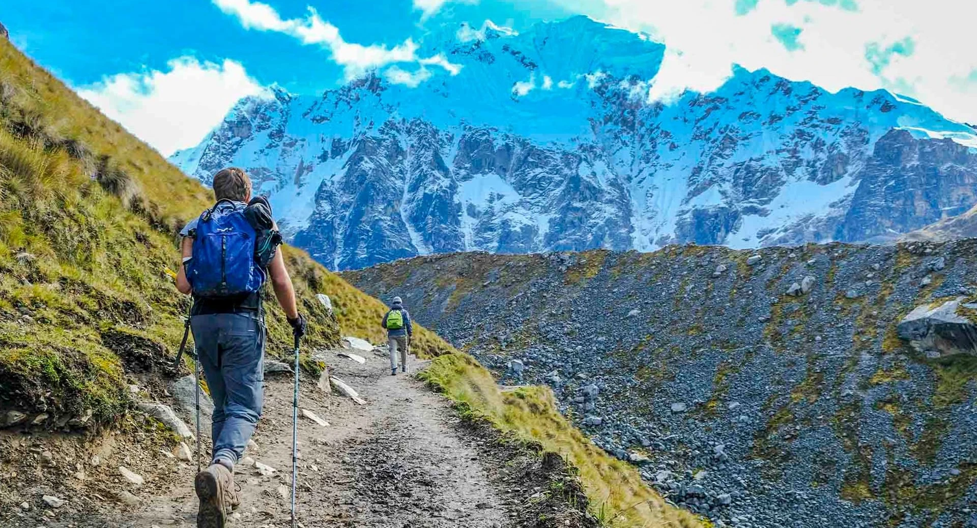 Salkantay Hike in Peru with stunning mountain views and trekking trails