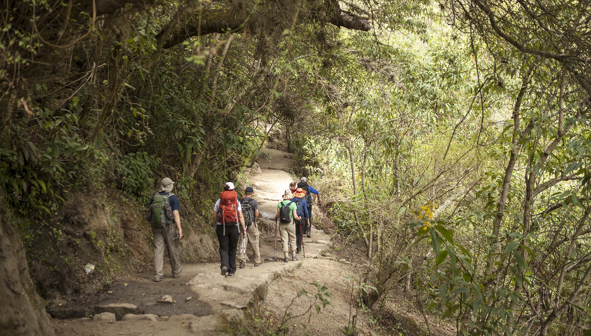 Inca Trail 4 Day Trek through the Andes with stunning mountain views and ancient Inca ruins