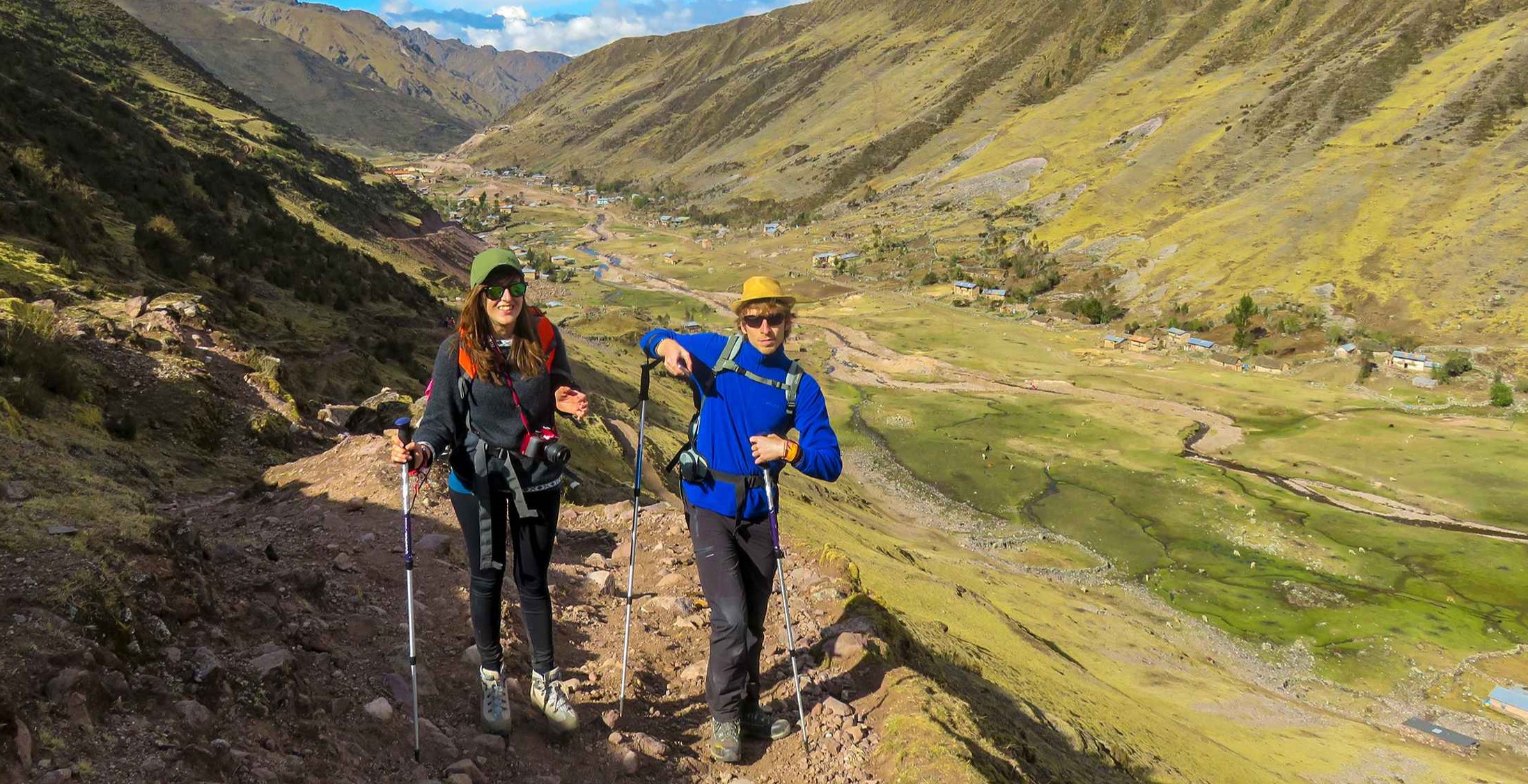 How Difficult Is the Lares Trek - hiker on a high-altitude Andean trail
